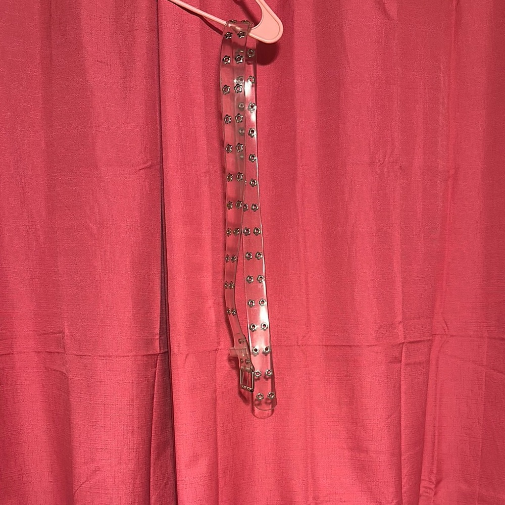 Clear Studded Belt